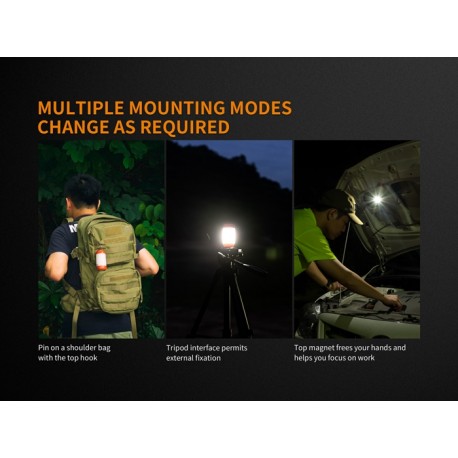 Linterna Fenix CL26R 400 lúmenes (Incluye batería)-disponible rojo