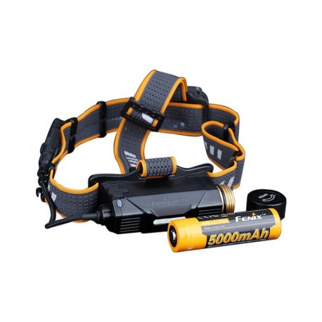 Frontal Fénix HP25R V2.0 1600 lúmenes, Luz blanca y roja, Recargable Cable USB tipo C