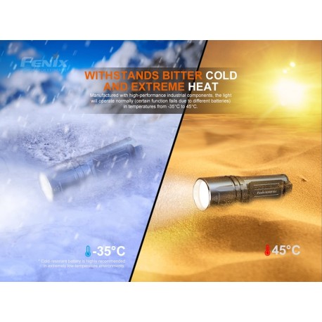 Fénix TK35UE-V2.0 5000 lúmenes (incluye dos 18650 de 3000 mAH)