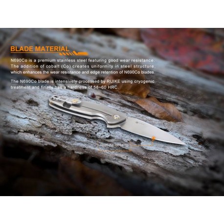 Navaja Ruike M105-TZ  Mango de Titanio