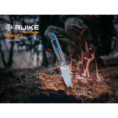 Navaja Ruike M661-TZ  Mango de Titanio ideal para EDC