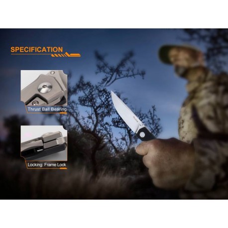 Navaja Ruike M661-TZ  Mango de Titanio ideal para EDC