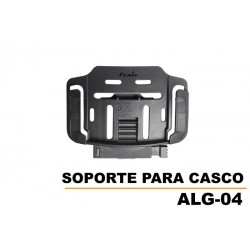 Soporte para Casco ALG-04 para fijar los frontales HL60R, HM60R, HM61R, HM65R, HM70R, HP30R V2.0