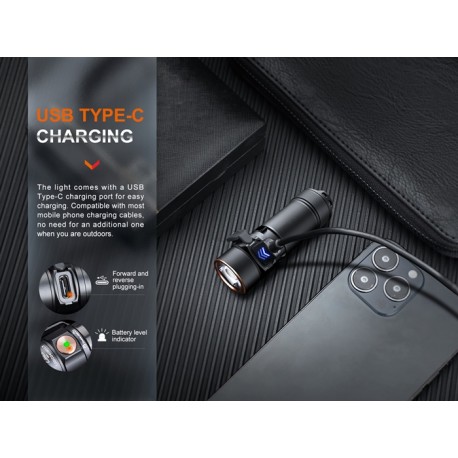 Linterna Fenix E18R V2.0 - 1200 lúmenes (Recargable)