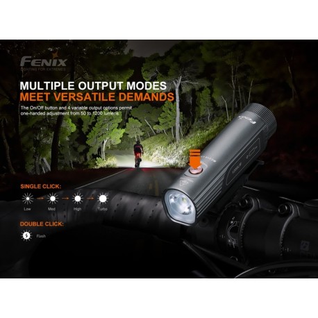 Foco Bici BC21R V3.0 - 1200 lúmenes (Recargable)