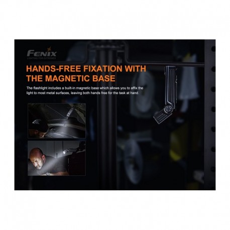 Linterna Pivotante WT25R Recargable con cable magnético y 1000 lúmenes