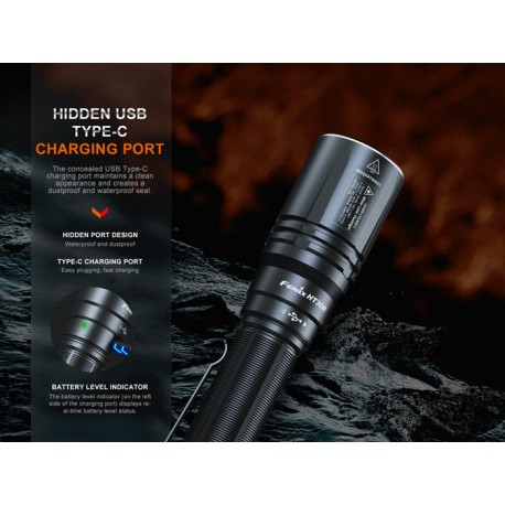 Linterna láser Fenix HT30R - Haz de 1500 metros