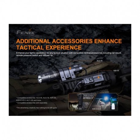 Linterna Fénix PD36 TAC Táctica de 3000 lúmenes y estrobo