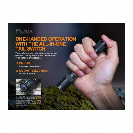 Linterna E20 350 lúmenes (funciona con 2 x AA inlcuida en el precio)