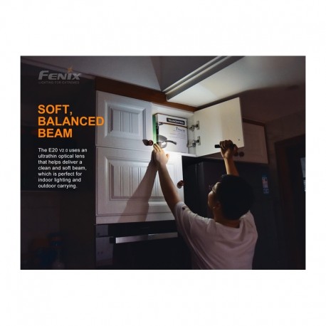 Linterna E20 350 lúmenes (funciona con 2 x AA inlcuida en el precio)