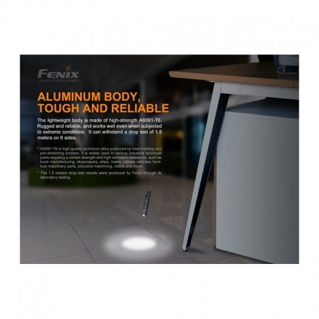 Linterna E20 350 lúmenes (funciona con 2 x AA inlcuida en el precio)