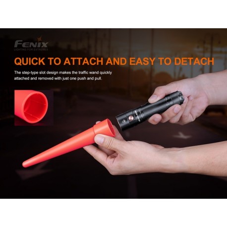 Cono Tráfico color rojo Fenix AOT-S+