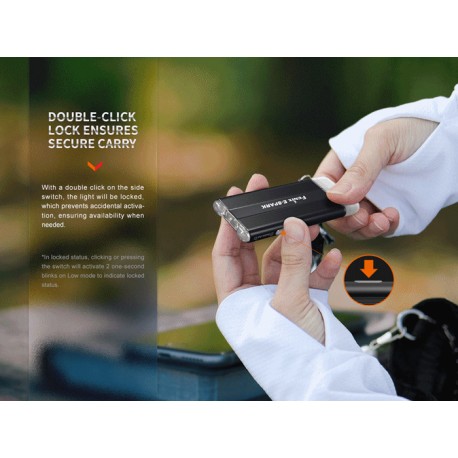 Linterna/Llavero de emergencia Fenix E-SPARK (Recargable)