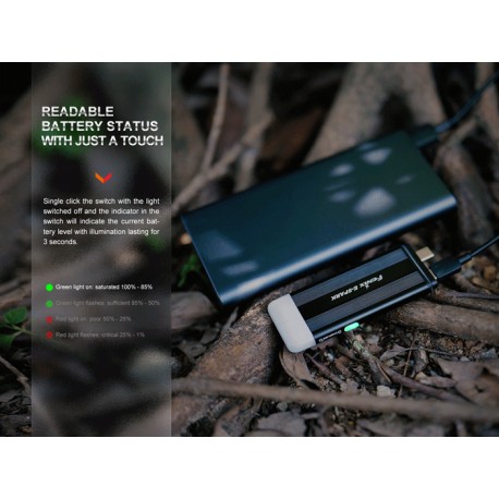 Linterna/Llavero de emergencia Fenix E-SPARK (Recargable)