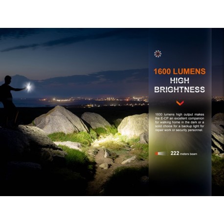 Linterna Powerbank Fenix E-CP de Alto rendimiento (Color negro)