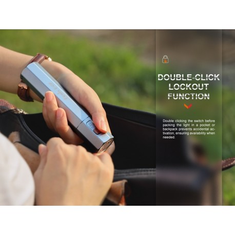 Linterna Powerbank Fenix E-CP de Alto rendimiento (Color negro)