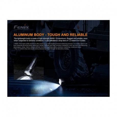 Linterna Fénix LR50R Super Brillante 1200 lúmenes y 950 metros para búsqueda