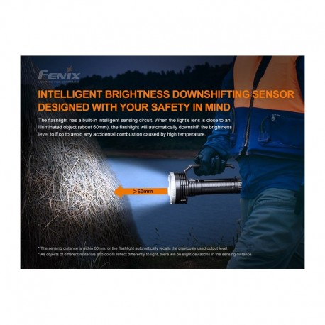 Linterna Fénix LR80R Super Brillante 18.000 lúmenes y 1.130 metros para búsqueda