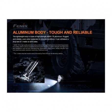 Linterna Fénix LR80R Super Brillante 18.000 lúmenes y 1.130 metros para búsqueda