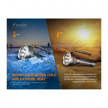 Linterna Fénix LR80R Super Brillante 18.000 lúmenes y 1.130 metros para búsqueda