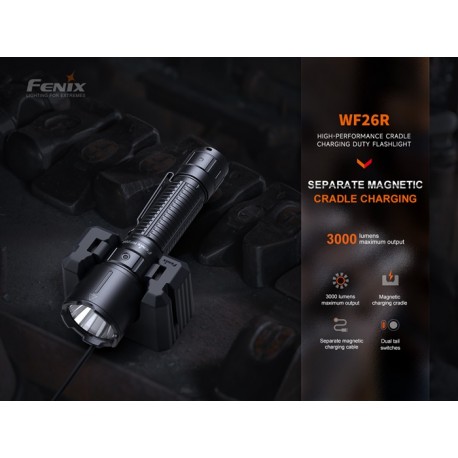 Linterna recargable de alto desempeño Fenix WF26R