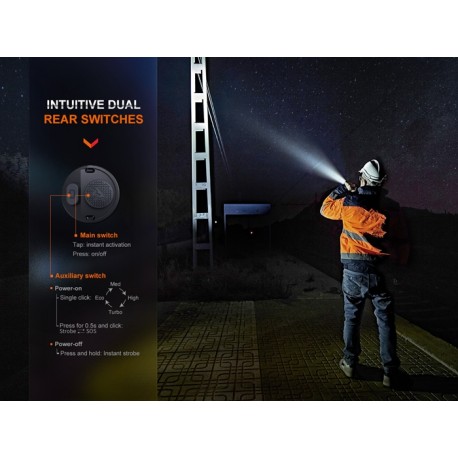 Linterna recargable de alto desempeño Fenix WF26R