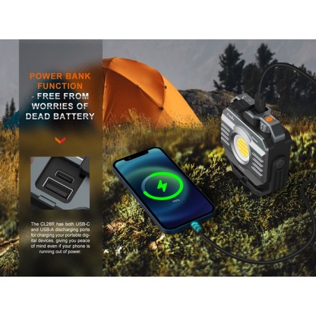 Linterna exterior multifuncional Fenix CL28R