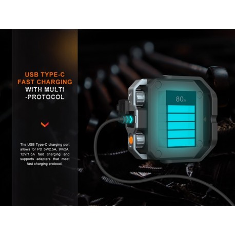 Linterna exterior multifuncional Fenix CL28R