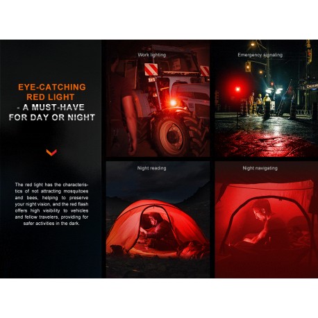 Linterna exterior multifuncional Fenix CL28R