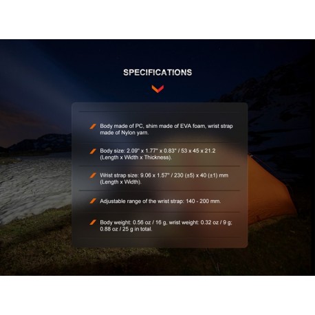 Portalinterna de muñeca Fenix ALW-01