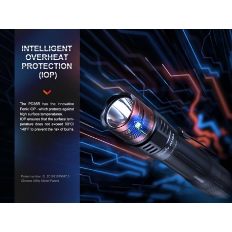 Linterna táctica Fenix PD35R (Recargable)