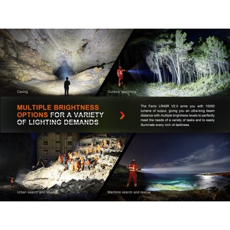 Linterna Fénix LR40R V2.0 15000 lúmenes