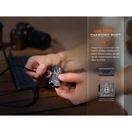 Linterna E03R V2.0 - 500 lúmenes