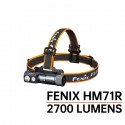 Frontal Fénix HM71R - 2700 lúmenes y recargable INCLUYE BATERIA