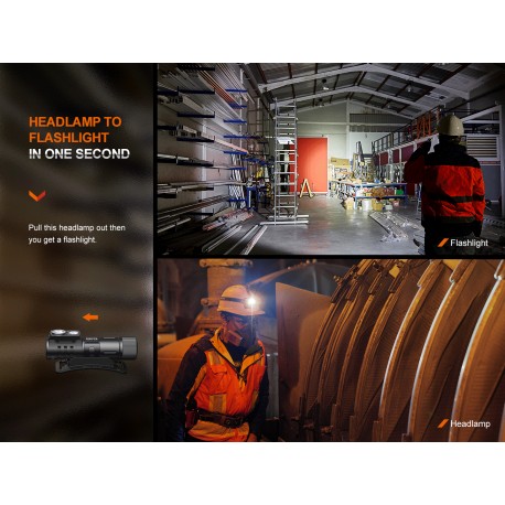 Frontal Fénix HM71R - 2700 lúmenes y recargable