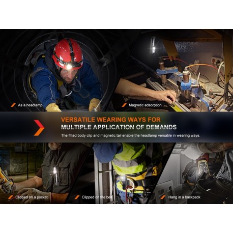 Frontal Fénix HM71R - 2700 lúmenes y recargable