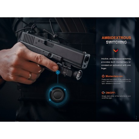 Linterna táctica Fenix GL06 - Para pistolas de bolsillo