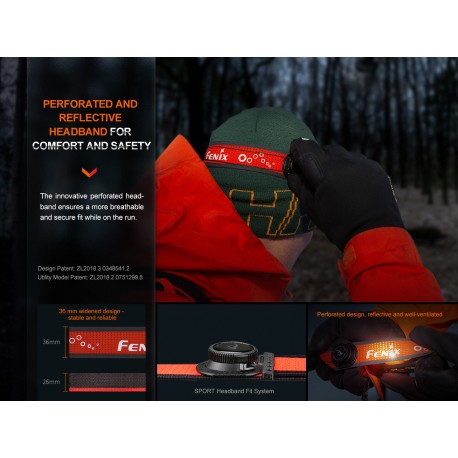 Frontal Fénix HL32R-T (Azul) - 800 Lúmenes