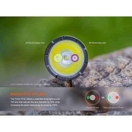 Linterna de Caza Fenix HT32 - 2500 lúmenes