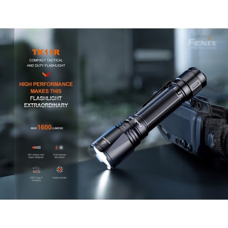 Linterna Fénix TK11R - Militar/Policial 1600 Lúmenes
