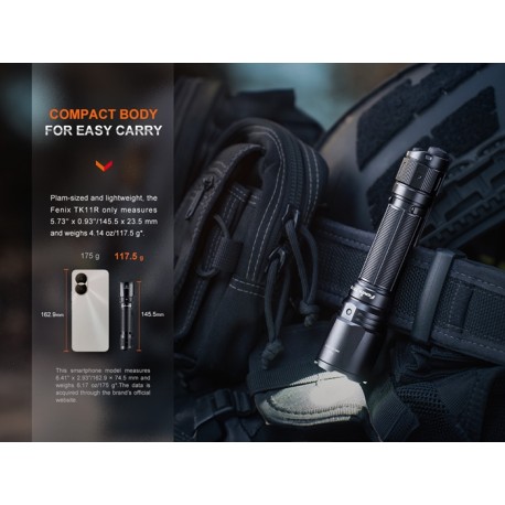 Linterna Fénix TK11R - Militar/Policial 1600 Lúmenes