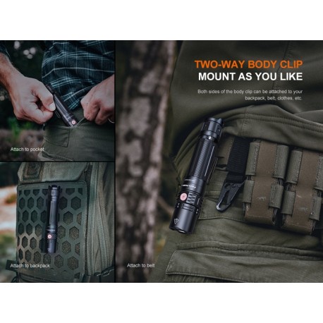 Linterna Táctica Fénix PD36R V2.0 - 1700 lúmenes