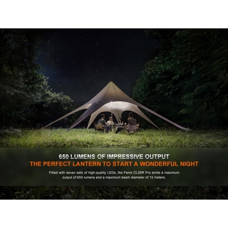 Linterna Fenix CL26R Pro (Verde Oliva) - 650 lúmenes