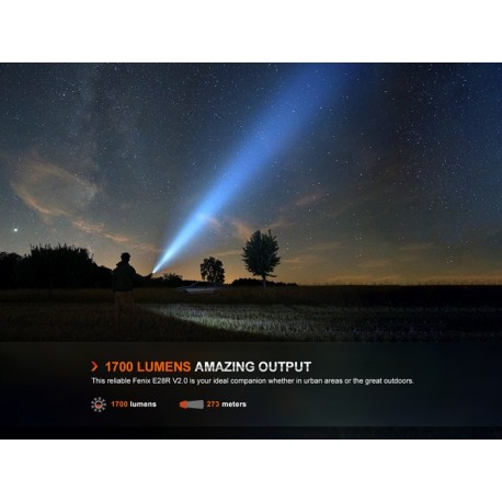 Linterna Fénix E28R V2.0 - 1700 Lúmenes
