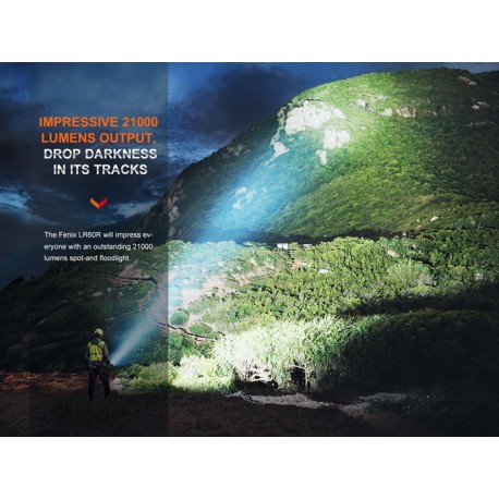 Linterna Fénix LR60R Super Brillante 21.000 lúmenes y 1.085 metros