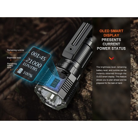 Linterna Fénix LR60R Super Brillante 21.000 lúmenes y 1.085 metros