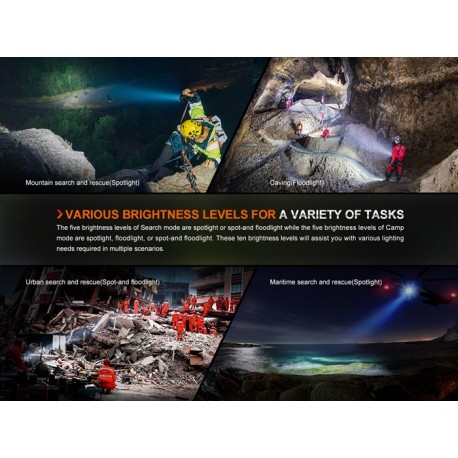 Linterna Fénix LR60R Super Brillante 21.000 lúmenes y 1.085 metros