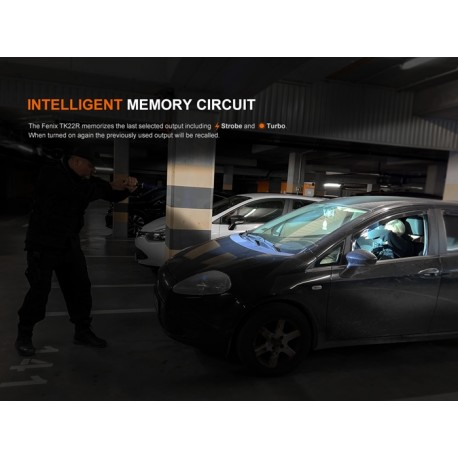 Linterna táctica Fénix TK22R - 3200 lúmenes