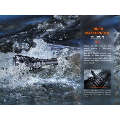 Linterna de Caza Fenix HT18R - 2800 lúmenes para largo alcance