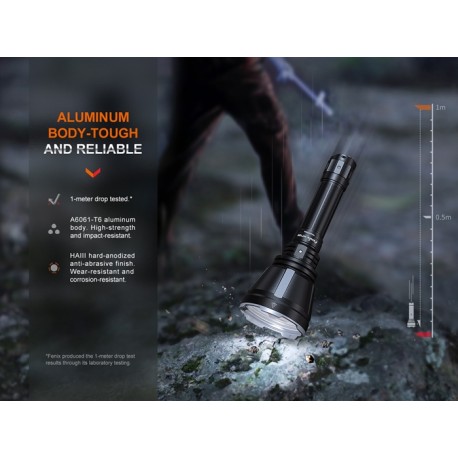 Linterna de Caza Fenix HT18R - 2800 lúmenes para largo alcance